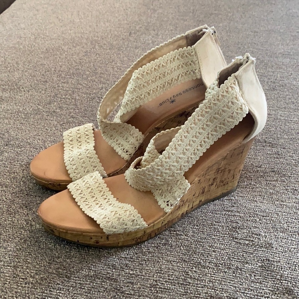Montego Bay Club wedged sandals; size 11